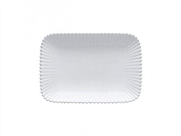 COSTA NOVA Pearl white, vassoio rettangolare 30x21 cm