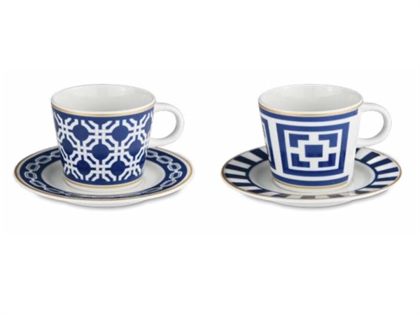 BACI MILANO Baci milano - infinity - Set 2 tazzine caffè - Ø 5,7 cm; H 6,7 cm; Ø 12 cm