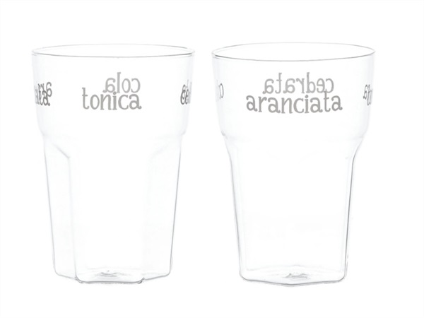 SIMPLE DAY LIVING & LIFESTYLE Set 2 bicchieri Cola Tonica Cedrata Aranciata