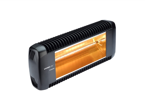 VARMA-TEC Riscaldatore ad infrarossi tandem, 1500 W, IPX5, waterproof