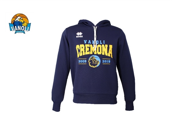 FELPA JONAS CON CAPPUCCIO BLU