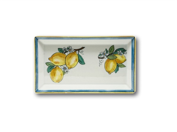 SATURNIA Lemon, linea kimi, piatto rettangolo 29x17,5 cm