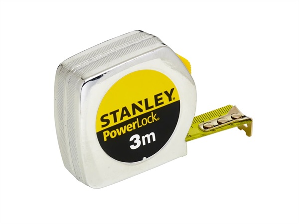 STANLEY BLACK & DECKER ITALIA Flessometro powerlock, cassa metallica, 3 mt