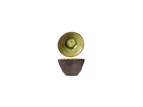 LEONE Cosy&Trendy, Ciotola Mossa verde/marrone Ø10x6,5 cm