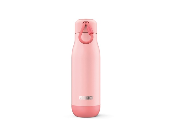ZOKU Stainless steel, bottiglia termica in acciaio 500 ml - corallo