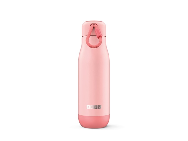 ZOKU Stainless steel, bottiglia termica in acciaio 500 ml - corallo