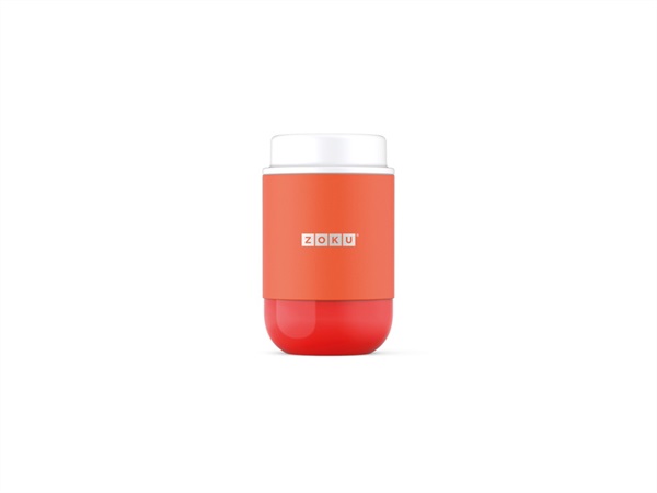 ZOKU Portavivande in acciaio inossidabile da 500 ml - arancio