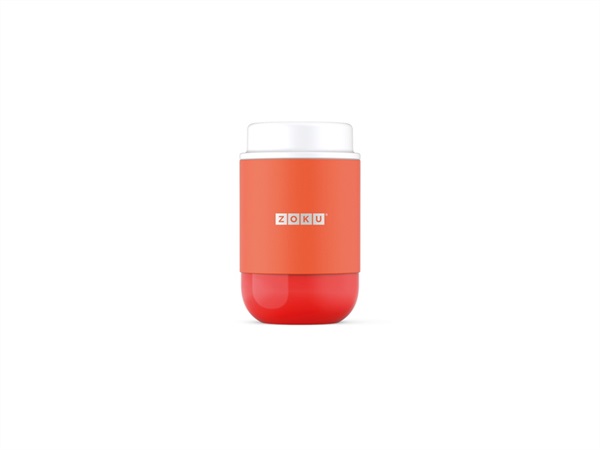 ZOKU Portavivande in acciaio inossidabile da 500 ml - arancio