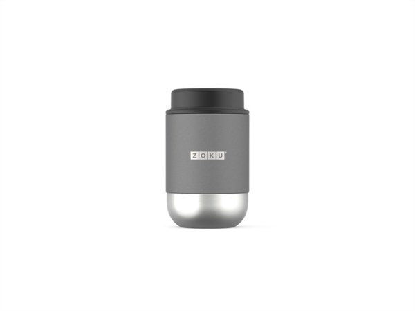 ZOKU Portavivande in acciaio inossidabile da 500 ml - grigio