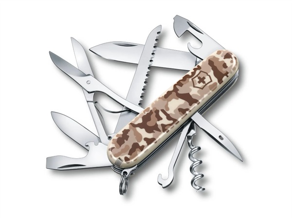 VICTORINOX Huntsman, coltellino mimetico marrone