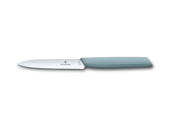 VICTORINOX Swiss Modern, coltello per verdure azzurro