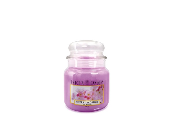 PRICE'S CANDLES Candela giara media 411 g - cherry blossom