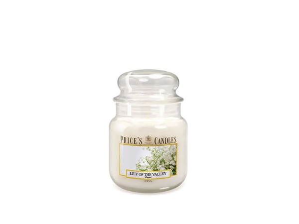 PRICE'S CANDLES Candela giara media 411 g - lily of the valley