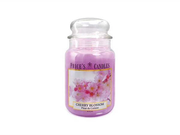 PRICE'S CANDLES Candela giara grande 630 g - cherry blossom