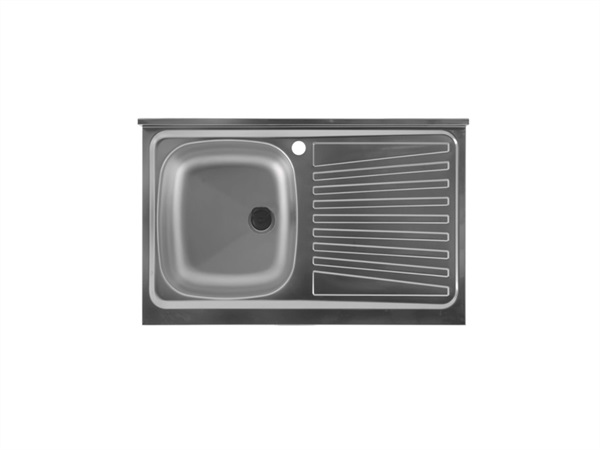 COLAVENE SPA Lavello in acciaio Inox sinistro, 80x50 cm. COD. 108020