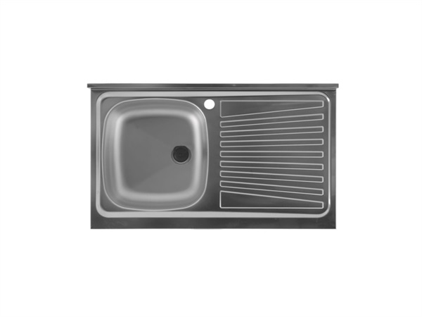 COLAVENE SPA Lavello in acciaio Inox vasca sinistra, 90x50 cm. COD. 109020