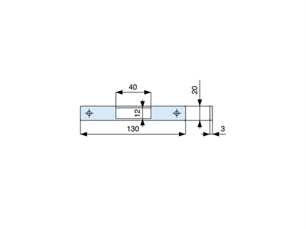 MG SERRATURE CONTROPIASTRA PER ART. 313 COD. A5700 00