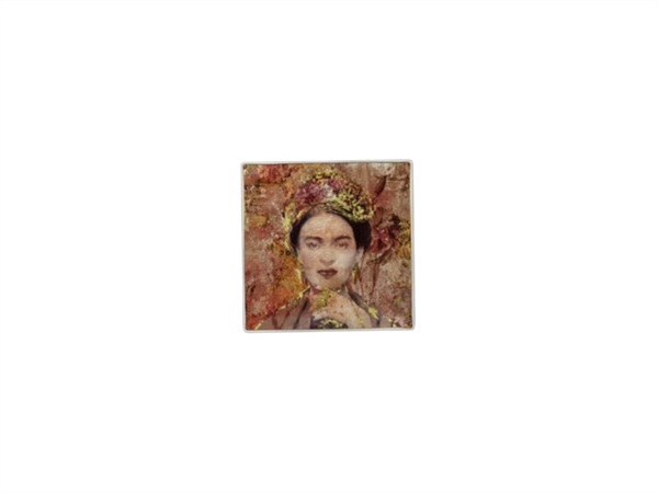 BACI MILANO Baci Milano - Memories Frida - Piatto gourmet mini in porcellana 15 x 15 cm