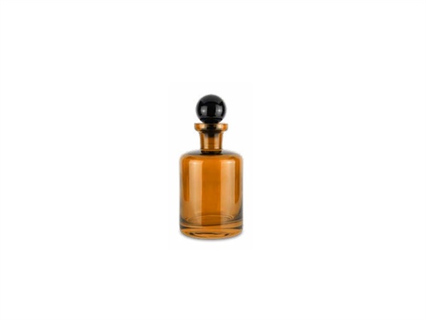 BACI MILANO Baci Milano - Vesti la tavola (cachemire arancio) - Bottiglia whisky in vetro Ø 13cm H 36cm