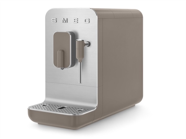 SMEG Macchina da Caffè Espresso Automatica Taupe 50's Style