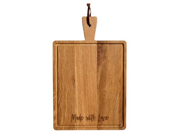 SIMPLE DAY LIVING & LIFESTYLE Tagliere made with love, 43x30x1,9 cm