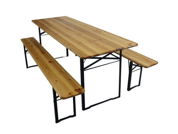 MAGAZZINI COSMA S.P.A. Set Birreria pieghevole Cosma, 220x80 cm