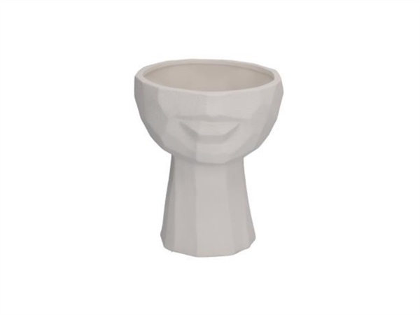 RITUALI DOMESTICI Testaquadra, vaso decorativo l 16,5x16xh19 cm