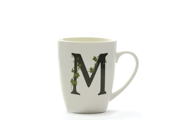 LA PORCELLANA BIANCA Atupertu, mug lettera m 380 cc