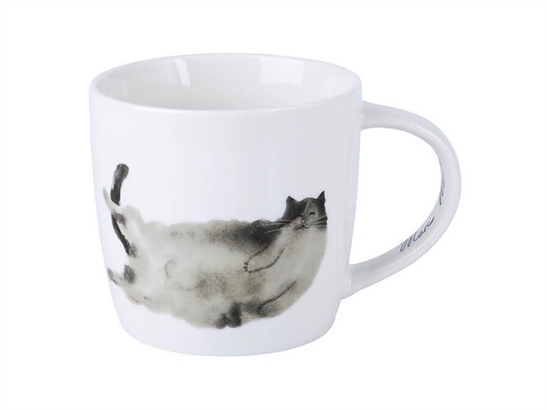 MAXWELL & WILLIAMS Marc Martin Feline Friends, Mug 400 ml Belly Up