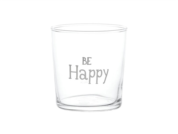 SIMPLE DAY LIVING & LIFESTYLE Bicchiere be happy, 35,5 cl