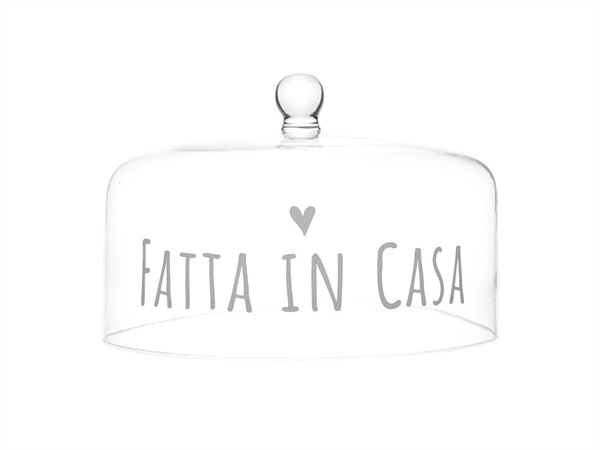 SIMPLE DAY LIVING & LIFESTYLE Campana in vetro Fatta In Casa, Ø 28,5 cm