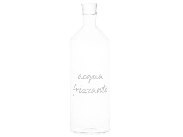 SIMPLE DAY LIVING & LIFESTYLE Bottiglia in vetro Acqua Frizzante, 1,4 lt