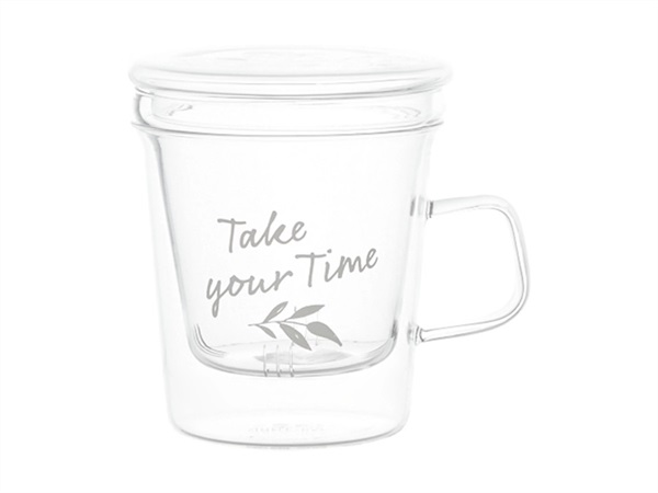 SIMPLE DAY LIVING & LIFESTYLE Mug con Infusore Take Your Time, 400 ml