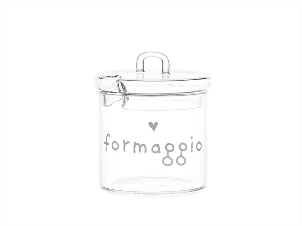 SIMPLE DAY LIVING & LIFESTYLE Formaggiera in vetro Formaggio, Ø 9 cm