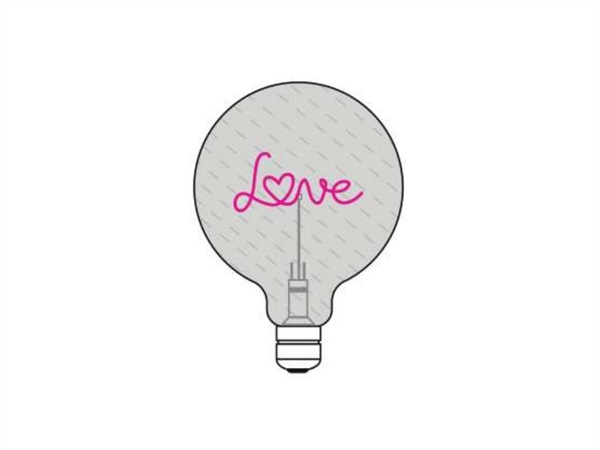LIGHT NOTES Light notes bulb, love
