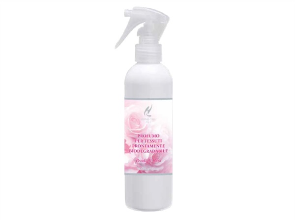 HYPNO CASA Diffusore spray per tessuti biodegradabile petali di rosa, 250 ml