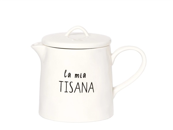 SIMPLE DAY LIVING & LIFESTYLE Tisaniera bianca La Mia Tisana