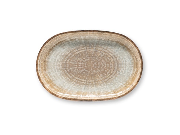 SATURNIA Crete, piatto ovale roma chicago 33 cm