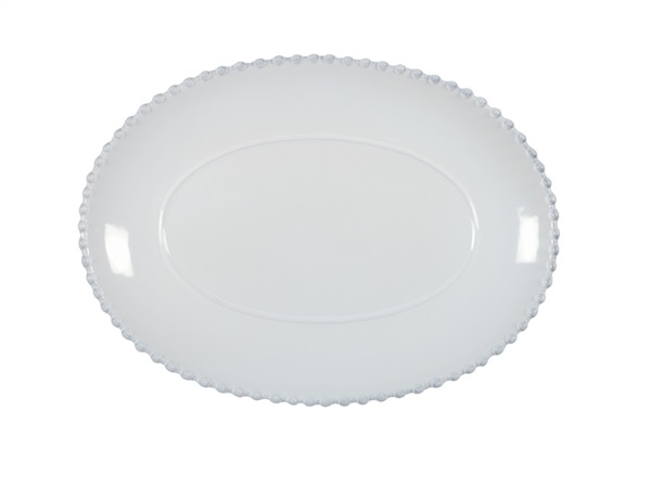 COSTA NOVA Pearl white, piatto ovale 33 cm