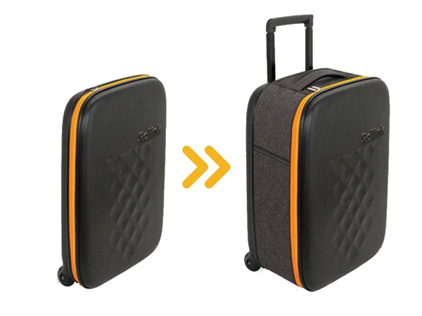ROLLINK VALIGIA TROLLEY 2 RUOTE, ORANGE BLOOM , ROLLINK