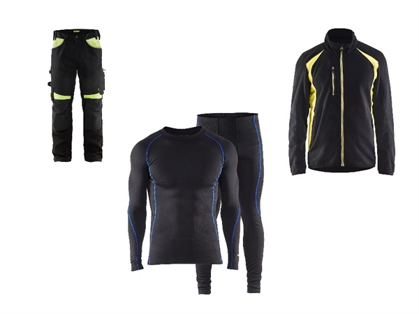 BLÅKLÄDER ITALIA SRL Kit pantalone (tg. 56) e giacca (tg. XXL) + set termico (tg. XXL)