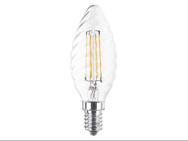 NOVA LINE Lampadina tortiglione led a filamento e14 - 4w - 2700k - 470 lm