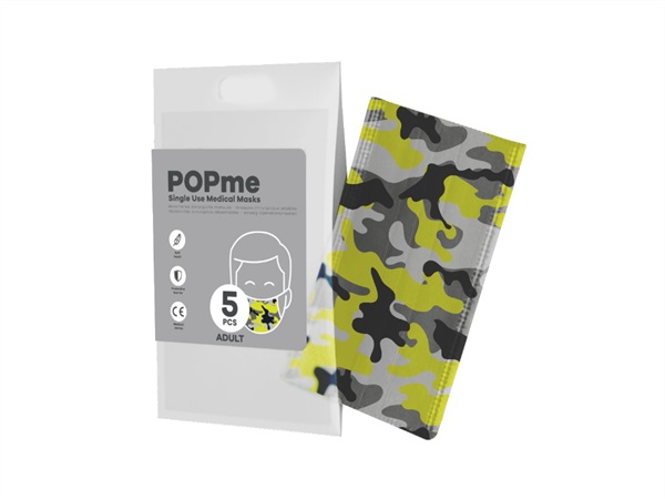 POPME Mascherina chirurgica adulto camo - 5 pezzi