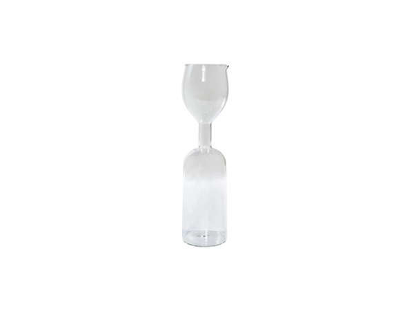 NOVITA' HOME Caraffa - bottiglia in vetro trasparente