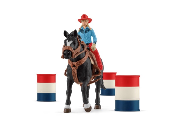 GALT Cavallo da rodeo con cowgirl, 42576