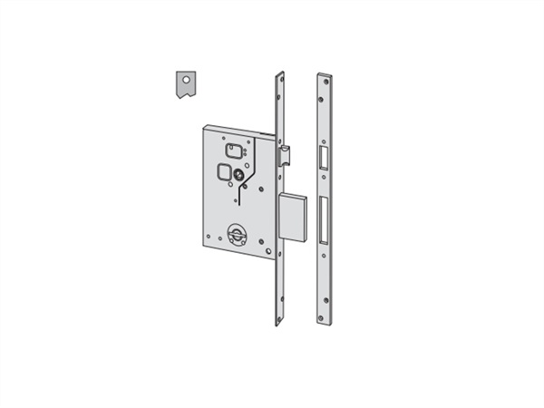 CISA SERRATURA DA INFILARE A DOPPIA MAPPA A 4 MANDATE COD. 57250 60 0