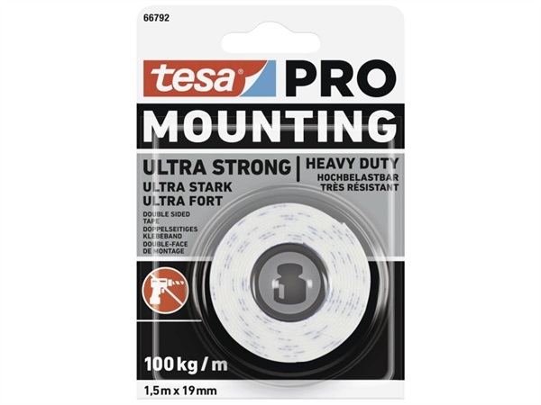 TESA Nastro 1,5 m x19 mm mounting pro