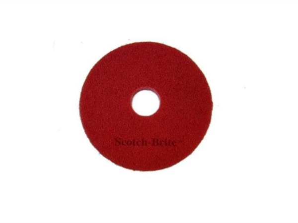 3M ITALIA SCOTCH-BRITE DISCO PER PAVIMENTI, ROSSO, 406 mm