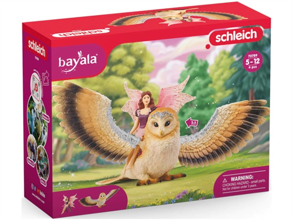 SCHLEICH ELFO SU CIVETTA SCINTILLANTE