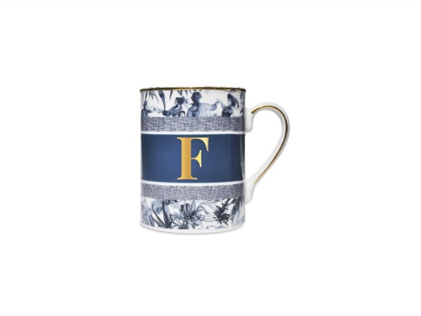 BACI MILANO Alphabet - mug lettera f